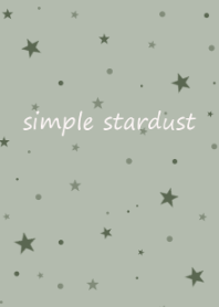 simple stardust *moss green