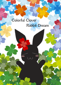 Colorful Clover Rabbit Dream