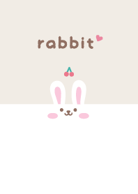 Rabbits. Cherry [Brown]