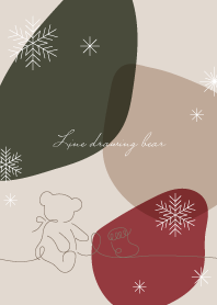 Line drawing bear_18