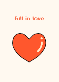 fall in love orange