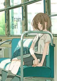 電車と女の子