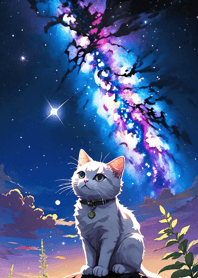 Night Moon Star Cat C568d2