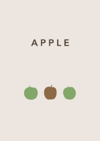 apple silhouette -earthcolor-