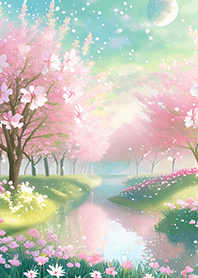 Beautiful real scenery(Spring-666)
