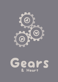 Shape Gears&Heart Dub gray