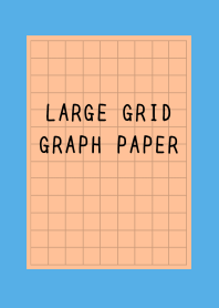 ORANGE-BLACK GRAPH PAPER/BLUE