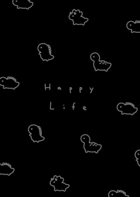 ไดโนเสาร์ตัวเล็ก. black gray