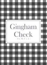 Gingham Check-Black 7