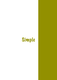 The Simple 2 colors No.1-W30