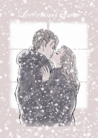Lovers in a winter/New version