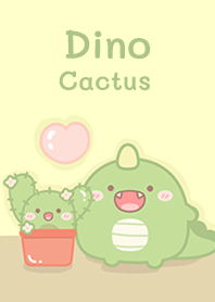 Dinosaur and Cactus!