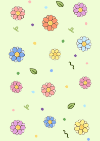 colorful flowers (simple)