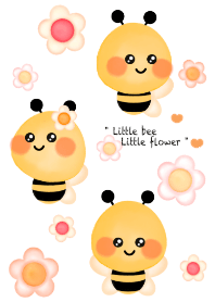 Little bee Little flowers 8