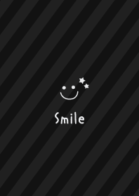 Smile Star =Black= Stripe2
