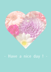 Flowers and hearts. Colorful -5-