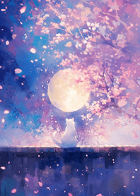 浪漫寧靜の賞月貓咪❤️