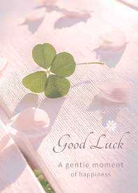 Pink-A Lucky Clover Gently Reaches You