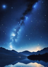 穏やかな星空 rfGMt
