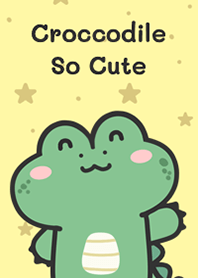 Crocodile On Yellow!