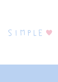 simple pastel blue and pink