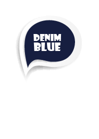 Denim Blue Button In White V.2