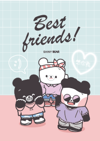 Shiny bear Best friends