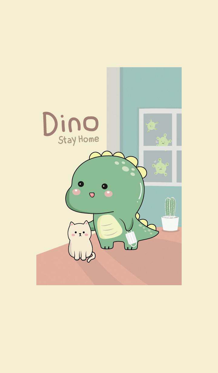 Dino Stay Home.