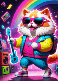 Cute dancing cat