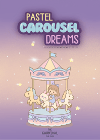 ม้าหมุนชวนฝัน สีพาสเทล