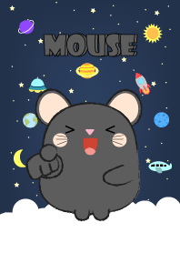 Emotions Black Mouse On Galaxy