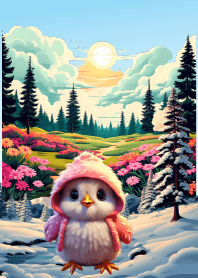 Silkie chicken theme