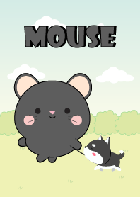Mini Lovely Black Mouse Theme
