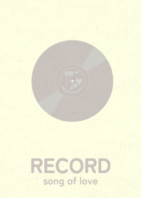 RECORD_love Pale Mist WHT