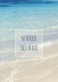 SUMMER BLUE SEA WAVE 9 -HAWAII-