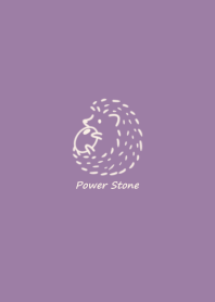 Hedgehog and Power Stone* -amethyst-