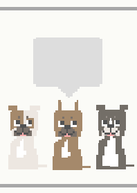 Pixel Art animal --- dog 9