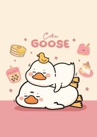 ห่านน่ารัก : สีชมพูคิ้วส์ๆ