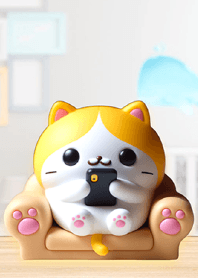 Cell phone little yellow cat-0412193