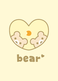 Bear Moon - Yellow