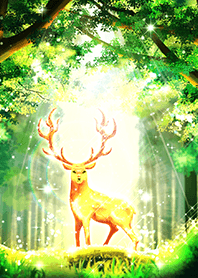 Auspicious messenger of God Golden Deer