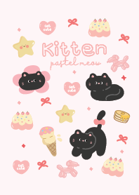 แมวดำน่ารัก : พาสเทลเมี้ยว :-)