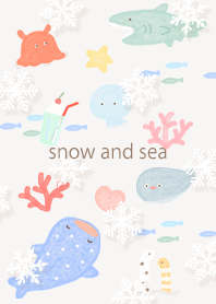 brown Sea with dancing snow 03_2