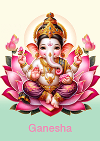 Ganesha brings wealth, luck, wealth.