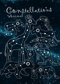 Constellations Animals star outer space
