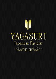 和柄『矢絣(Yagasuri)』Black