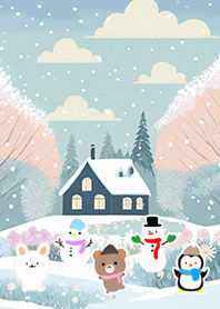 Kawaii scandinavian style(Winter-775)