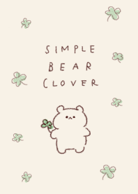 simple Bear Clover beige.