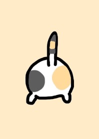 Pritty cats buttocks.Light beige vr