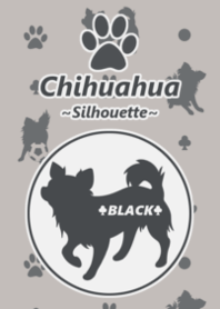 Chihuahua ~Silhouette~BLACK♣
